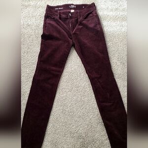 Burgundy Corduroy Pants
